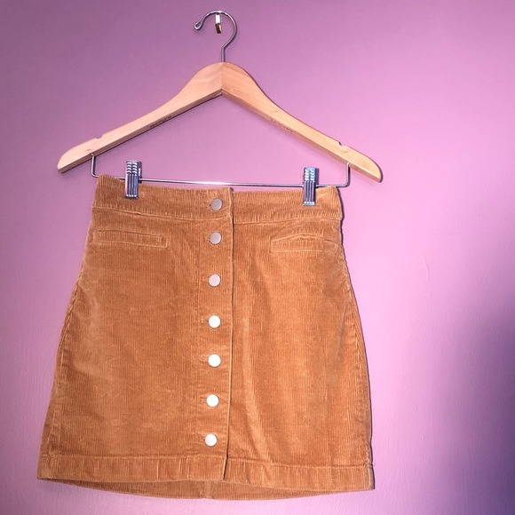 ARITZIA WILFRED FREE BNWOT CORDUROY SKIRT Size 2 - Picture 1 of 5